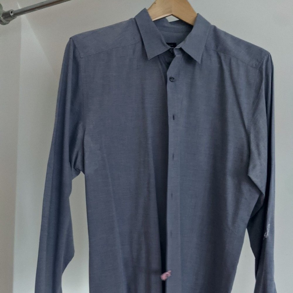 Paul Smith PS chambray blue shirt